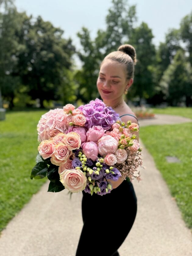 Bouquet du fleuriste pastel