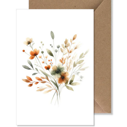 Seven Paper card - Autumn Bouquet