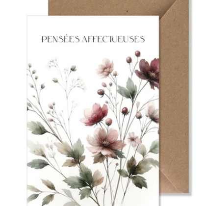 Seven Paper card - Loving thoughts