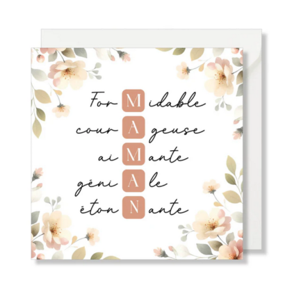 Seven Paper card - Mom