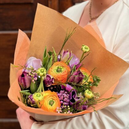 Bouquet Douceur orangée