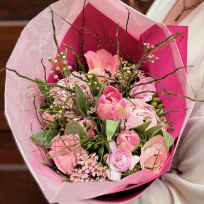 Bouquet Douceur rosée